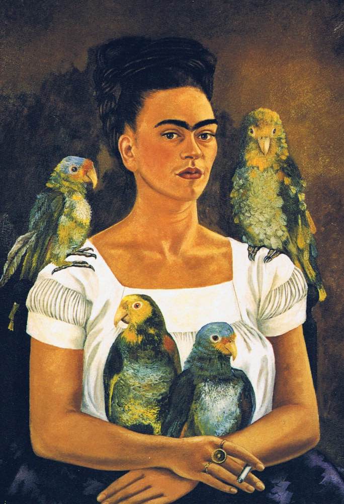 Frida Kahlo - Me and My Parrots