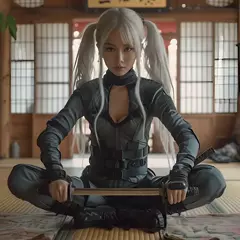 Girl Motorcycle Suit - AI