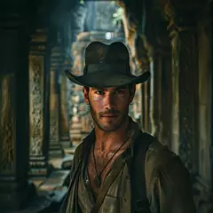 Handsome Indiana Jones - AI