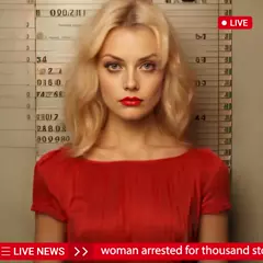 Arrested Lady - AI