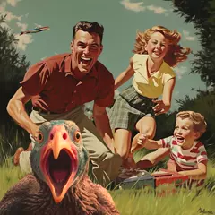 American Family Thanksgiving - AI